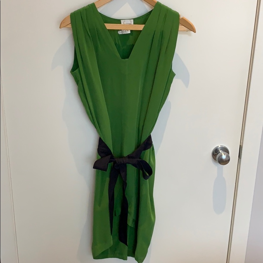 Anthropologie Laurel Silk High-Low Dress - Picture 2 of 8